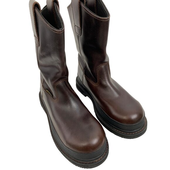 Ace Bronco II Work Boots 77609 Unisex Leather Safety USA M 5 / W 6.5 V10651 - Picture 1 of 13